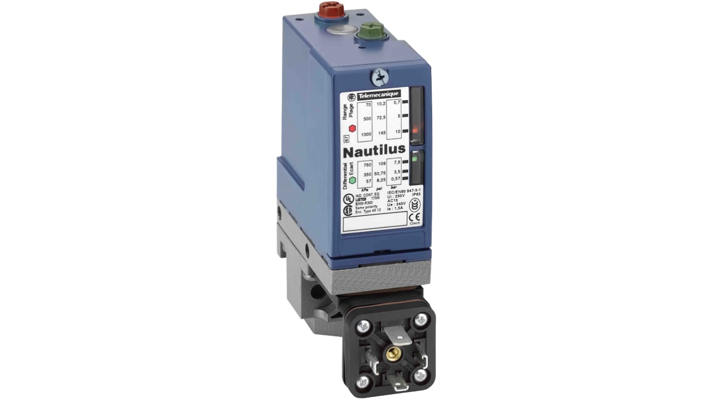 Interrupteur de pression Telemecanique Sensors, Différentiel 500bar max, pour Huile hydraulique, G1/4