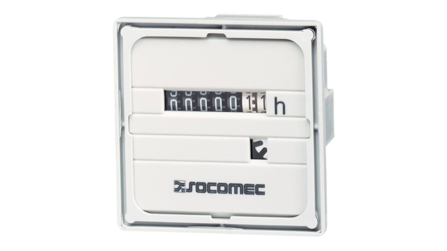 Rs-Online Contatore Socomec Ore 50Hz display Meccanico 6 cifre 230 V c.c