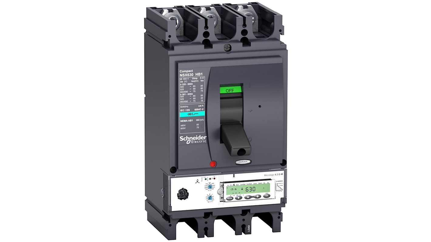 Schneider Electric, ComPact MCCB Molded Case Circuit Breaker 3P 320A, Fixed Mount