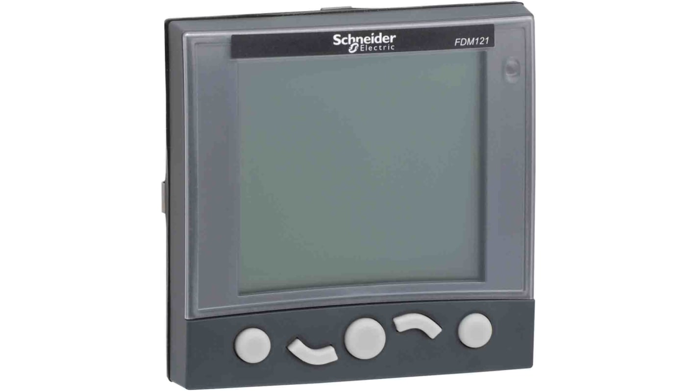 Schneider Electric TRV00121, Front Display Module FDM 121 96 x 96 mm Display Module for Compact, MasterPact, PowerPact