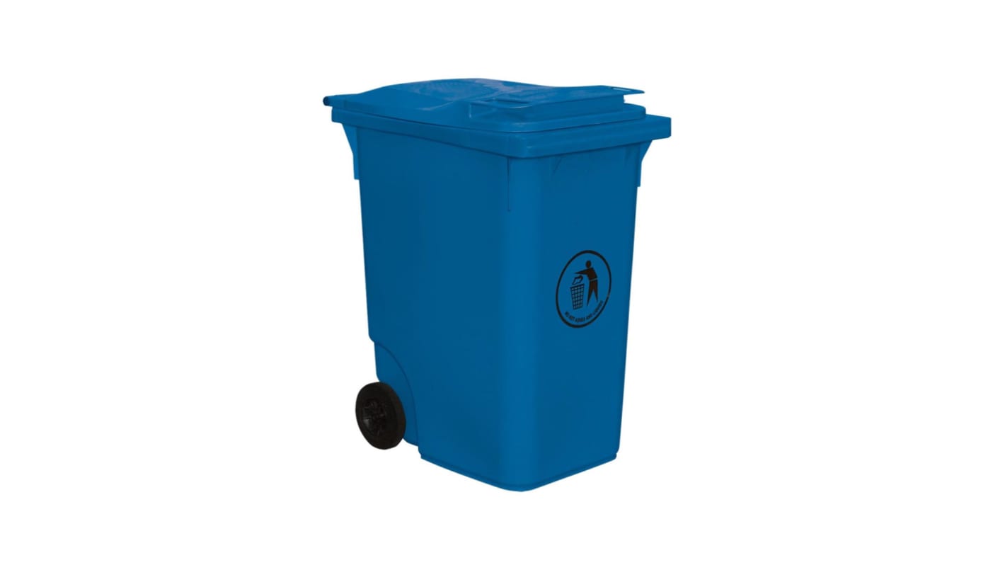 Contenedor RS PRO Azul Plegable de 360L de Polietileno