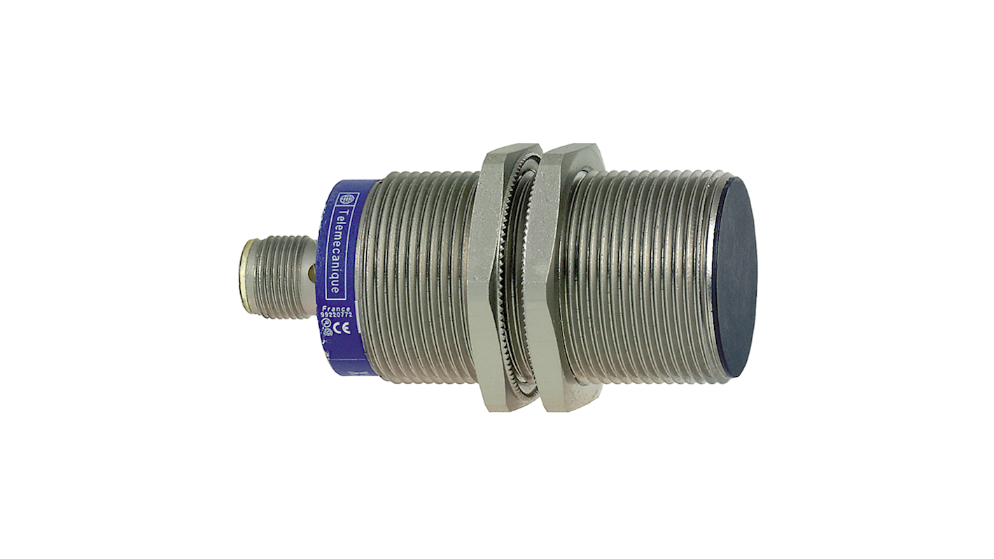 Rs-Online Sensore di prossimità Cilindro filettato Telemecanique Sensors M30 rilevamento 10 mm 24 → 240 V ac/dc