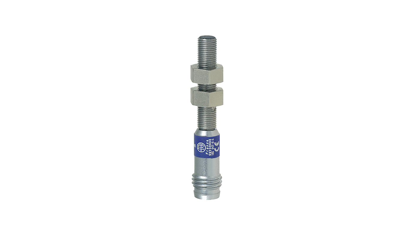 Rs-Online Sensore di prossimità Cilindro filettato Telemecanique Sensors M5 rilevamento 0 8 mm 5 → 24 V dc