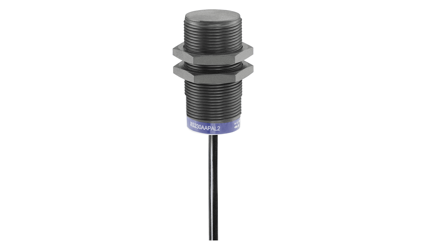 Rs-Online Sensore di prossimità Cilindro filettato Telemecanique Sensors M30 rilevamento 22 mm 24 → 240 V ac/dc