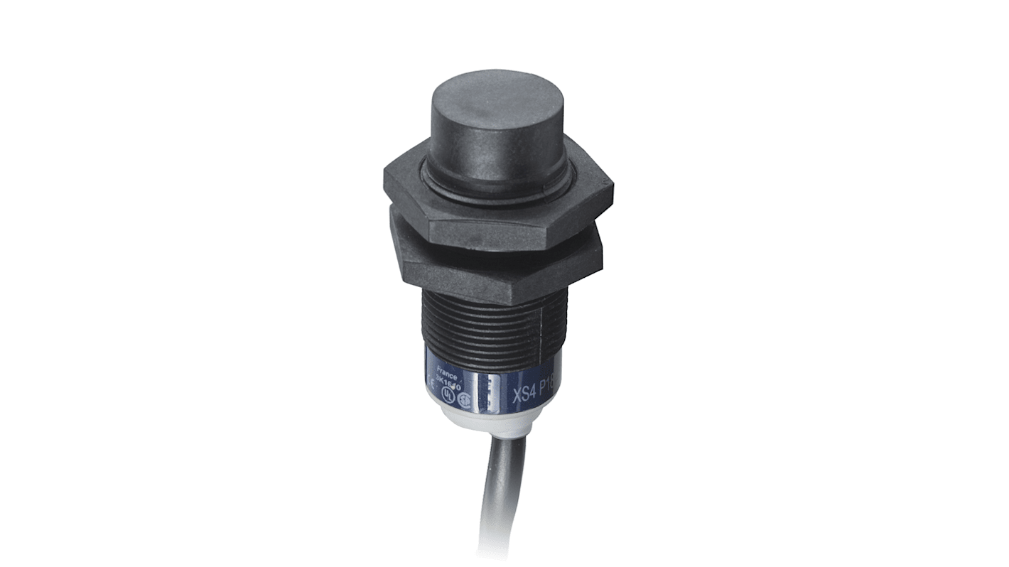 Rs-Online Sensore di prossimità Cilindro filettato Telemecanique Sensors M18 rilevamento 8 mm 24 →48 V c.c