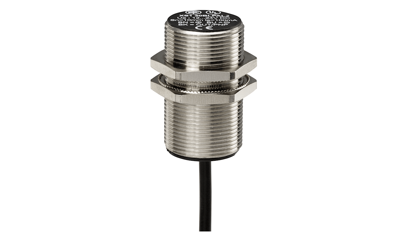 Rs-Online Sensore di prossimità Cilindro filettato Telemecanique Sensors M30 rilevamento 10 mm 12 → 48 V DC