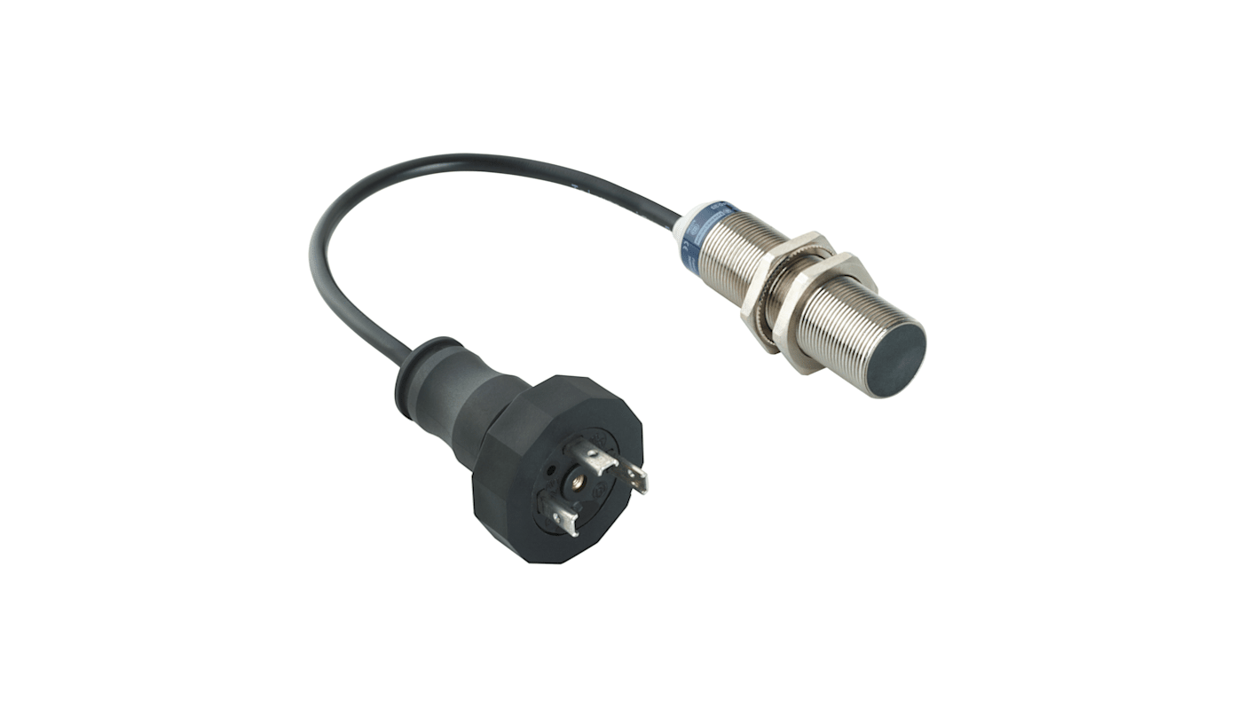 Rs-Online Sensore di prossimità Cilindro filettato Telemecanique Sensors M18 rilevamento 8 mm 24 → 240 V ac/dc
