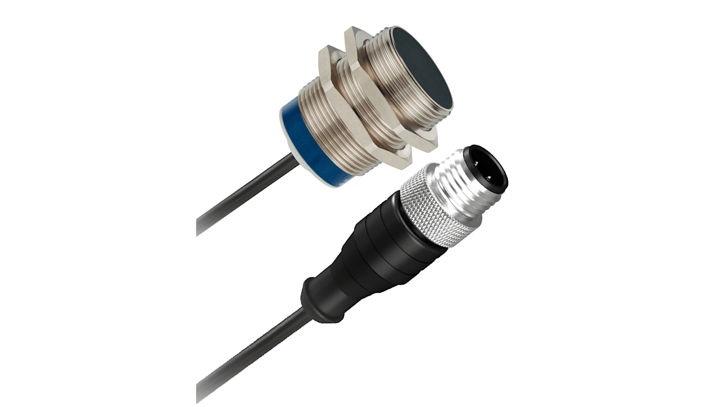 Rs-Online Sensore di prossimità Cilindro filettato Telemecanique Sensors M30 rilevamento 15 mm 24 → 240 V ac/dc