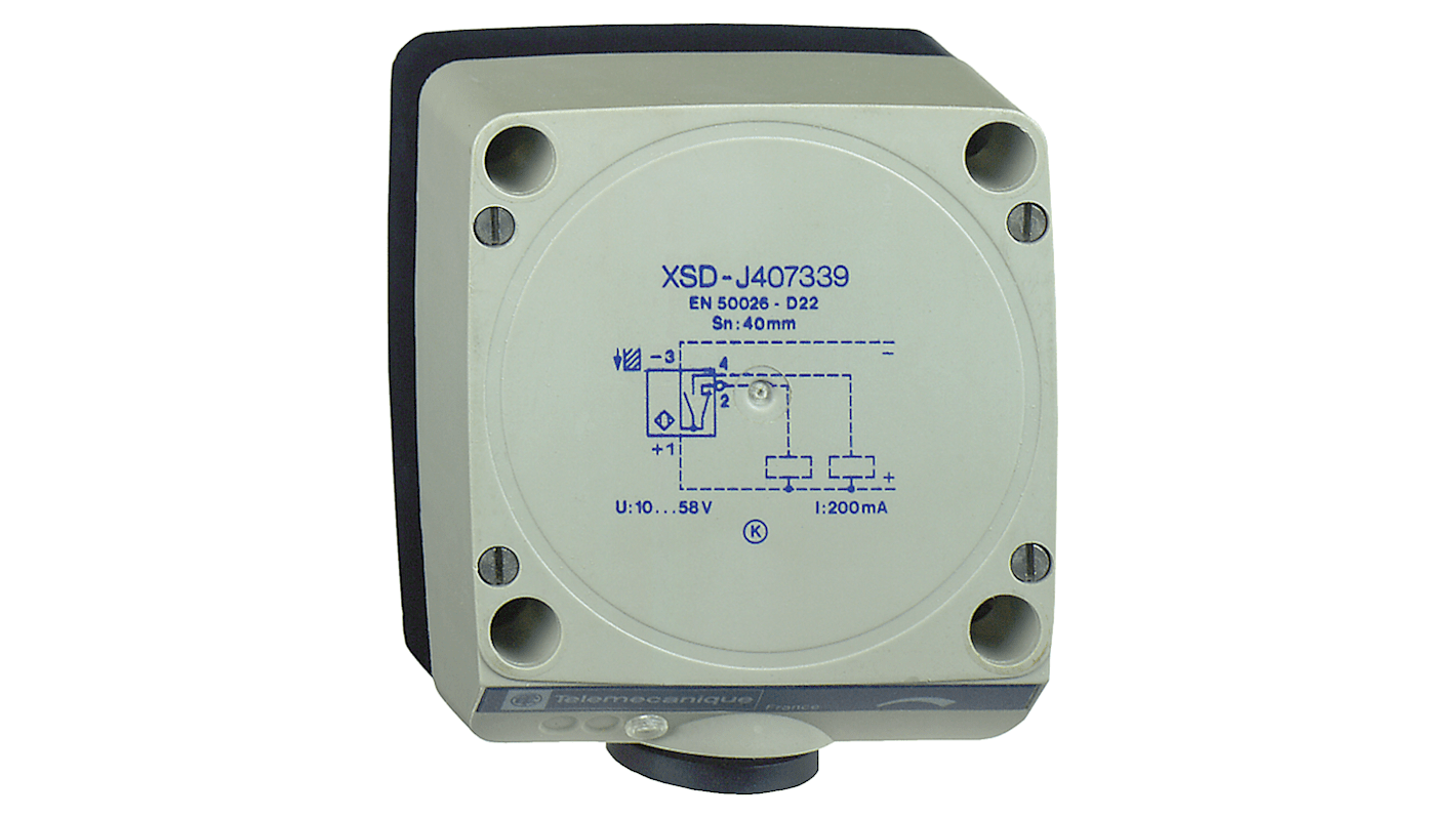 Telemecanique Sensors Näherungssensor Induktiv, Kubisch 40 mm analog 24 V, IP67