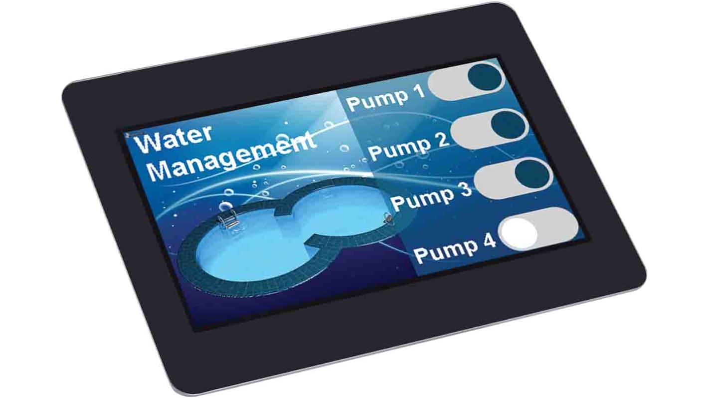 Display Visions EA uniTFTs043-ATC TFT TFT LCD Display / Touch Screen, 4.3in, 480 x 270pixels