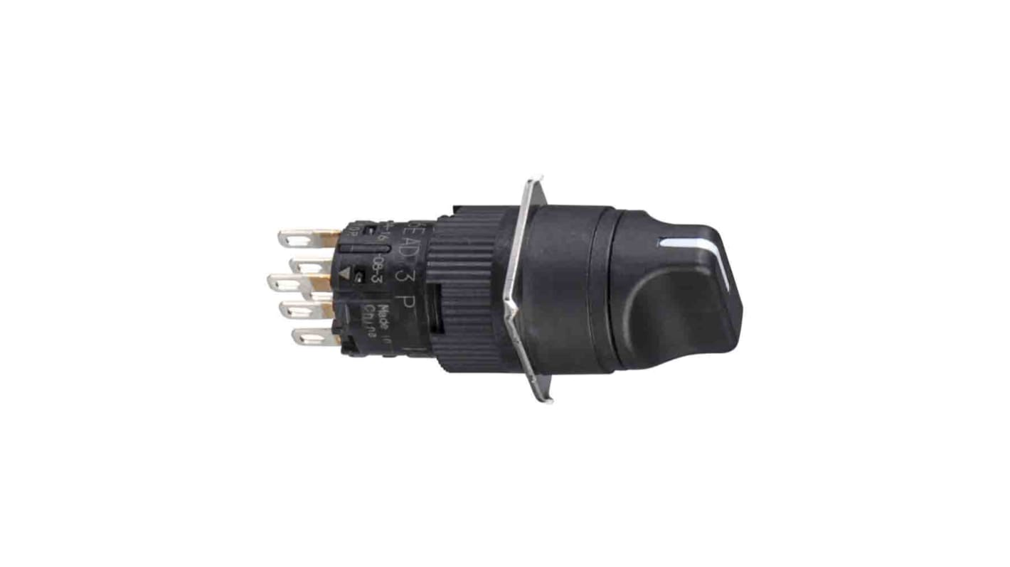 Selettore Schneider Electric XB6EAD222P a 2 posizioni , diam. foro 18mm