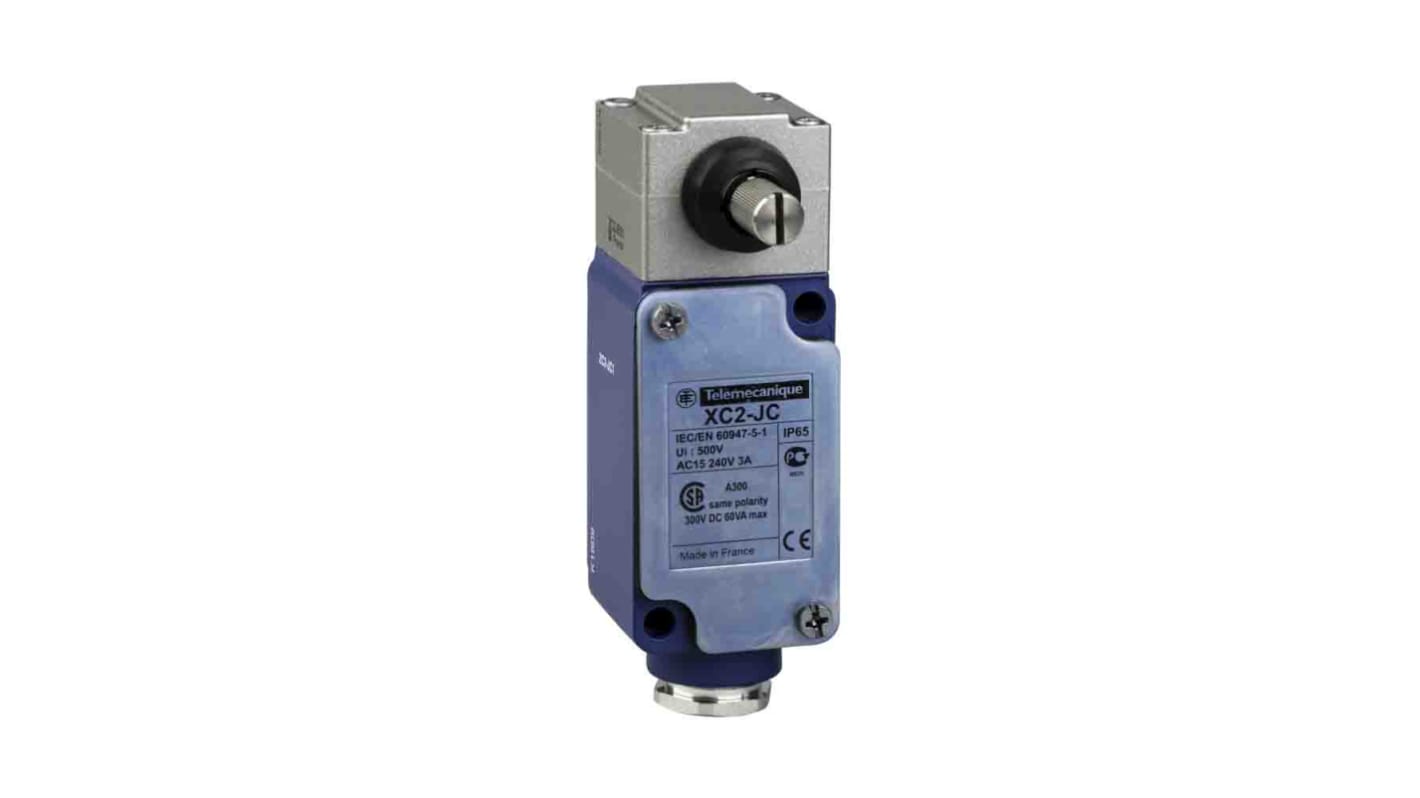 Telemecanique Sensors Limit Switch, 1CO, IP65, IP657, SP, Metal Housing, 500V ac Max, 10A Max