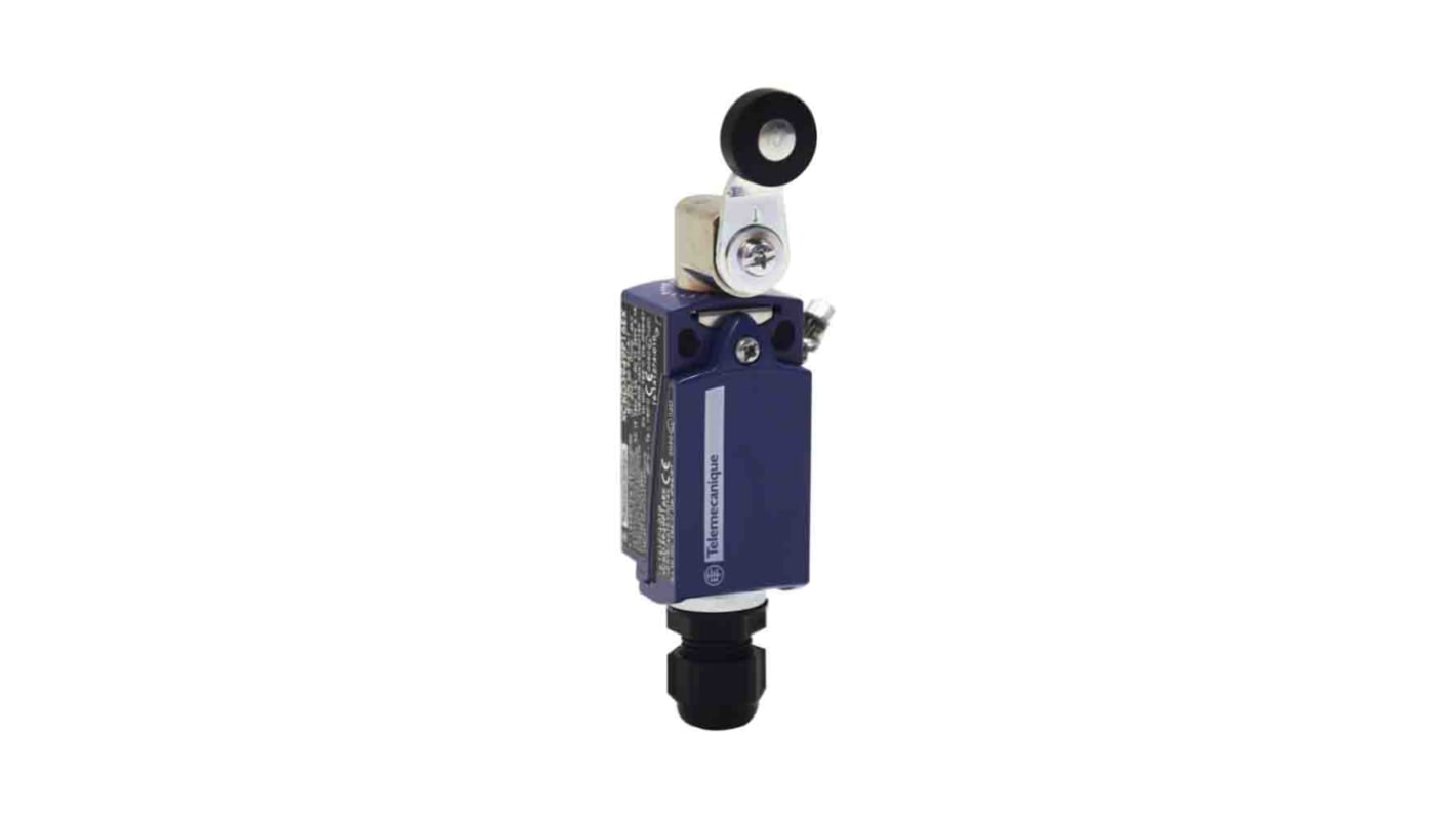 Telemecanique Sensors Roller Lever Limit Switch, 2NC/1NO, IP66, IP67, IP69(IP69K), 3P, Metal Housing, 400V ac Max, 6A