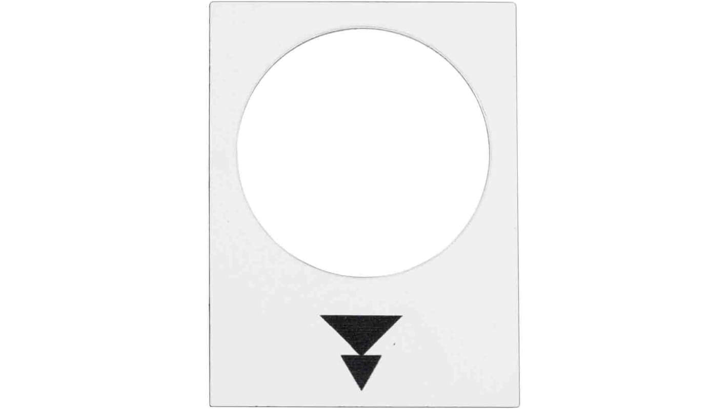 Schneider Electric Legend for Use with XACB, XACM, Raise/Slow-Fast