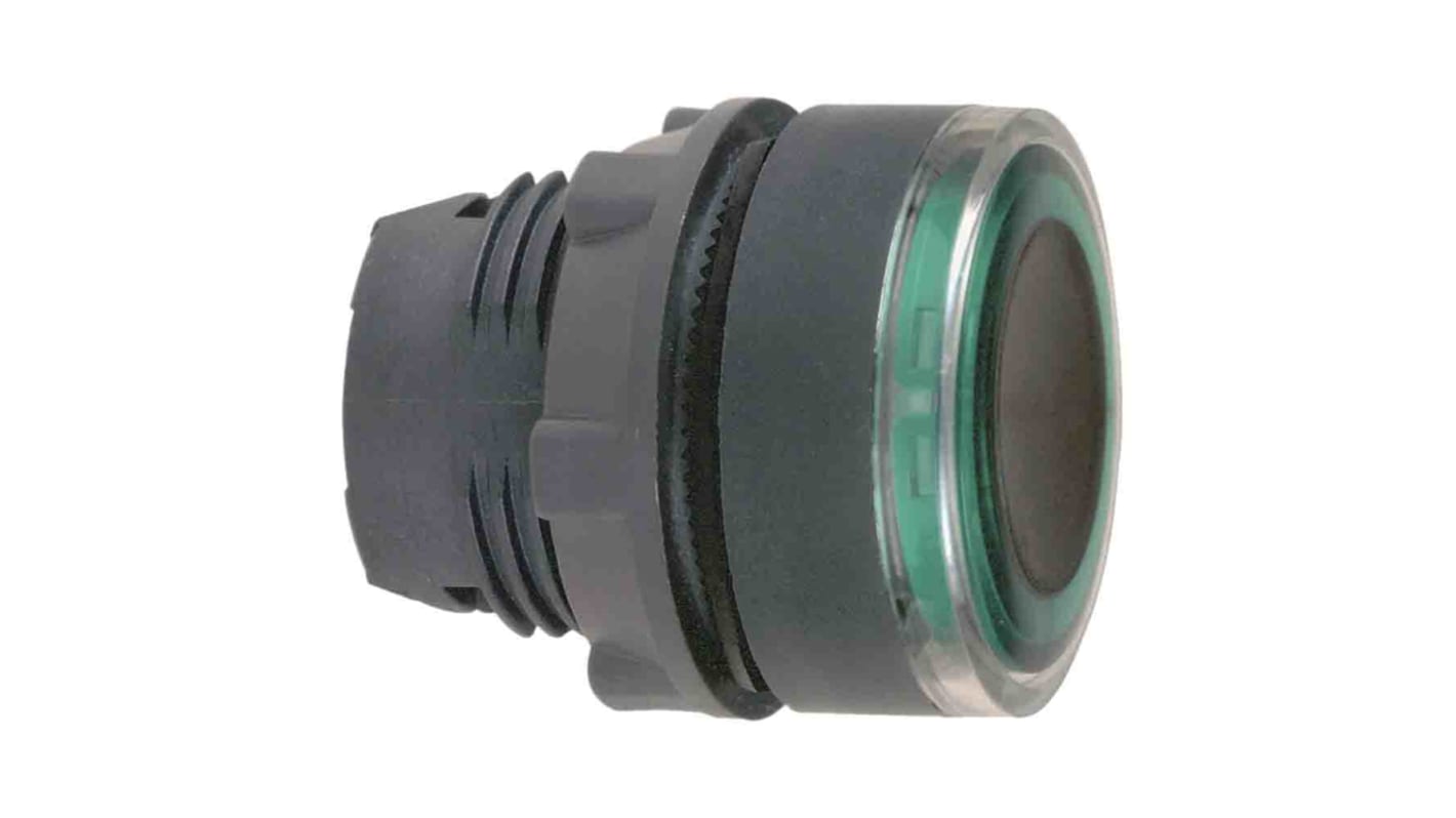 Schneider Electric Harmony XB5 Series Green Momentary Push Button Head, 22mm Cutout