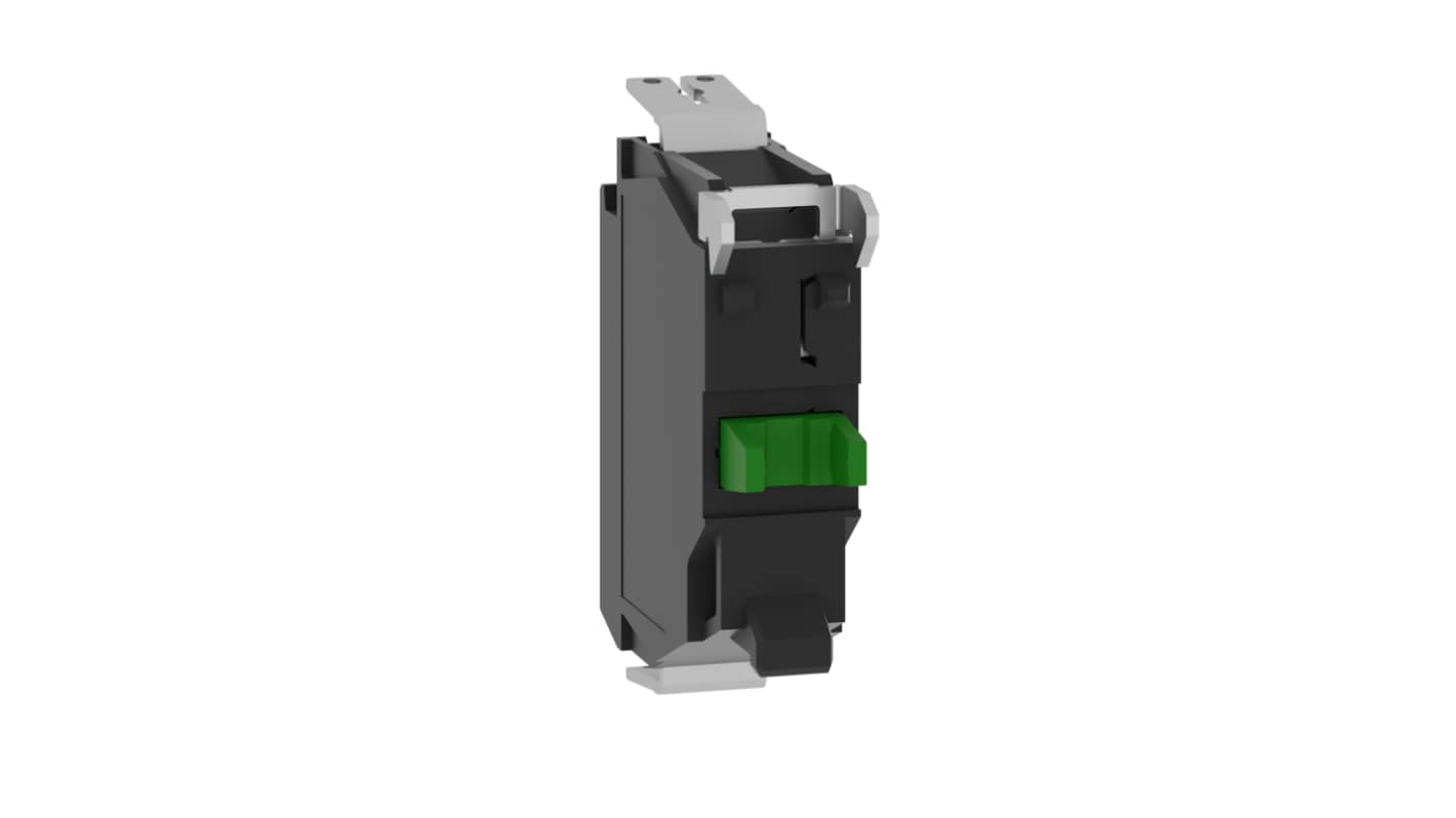 Schneider Electric Harmony XB5 Series Contact Block, Green Light, 1 NC