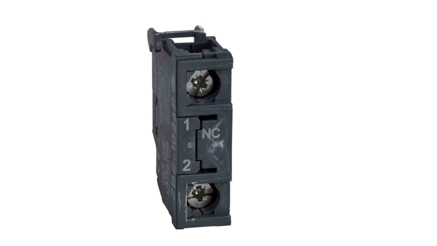 シュナイダーエレクトリック コンタクトブロック 1 NC 600V ネジターミナル ZBE202