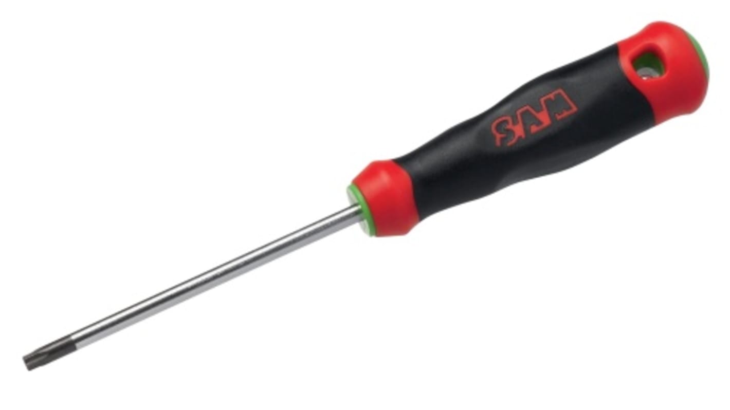 SAM Torx Screwdriver, 80 mm Blade, 181.7 mm Overall