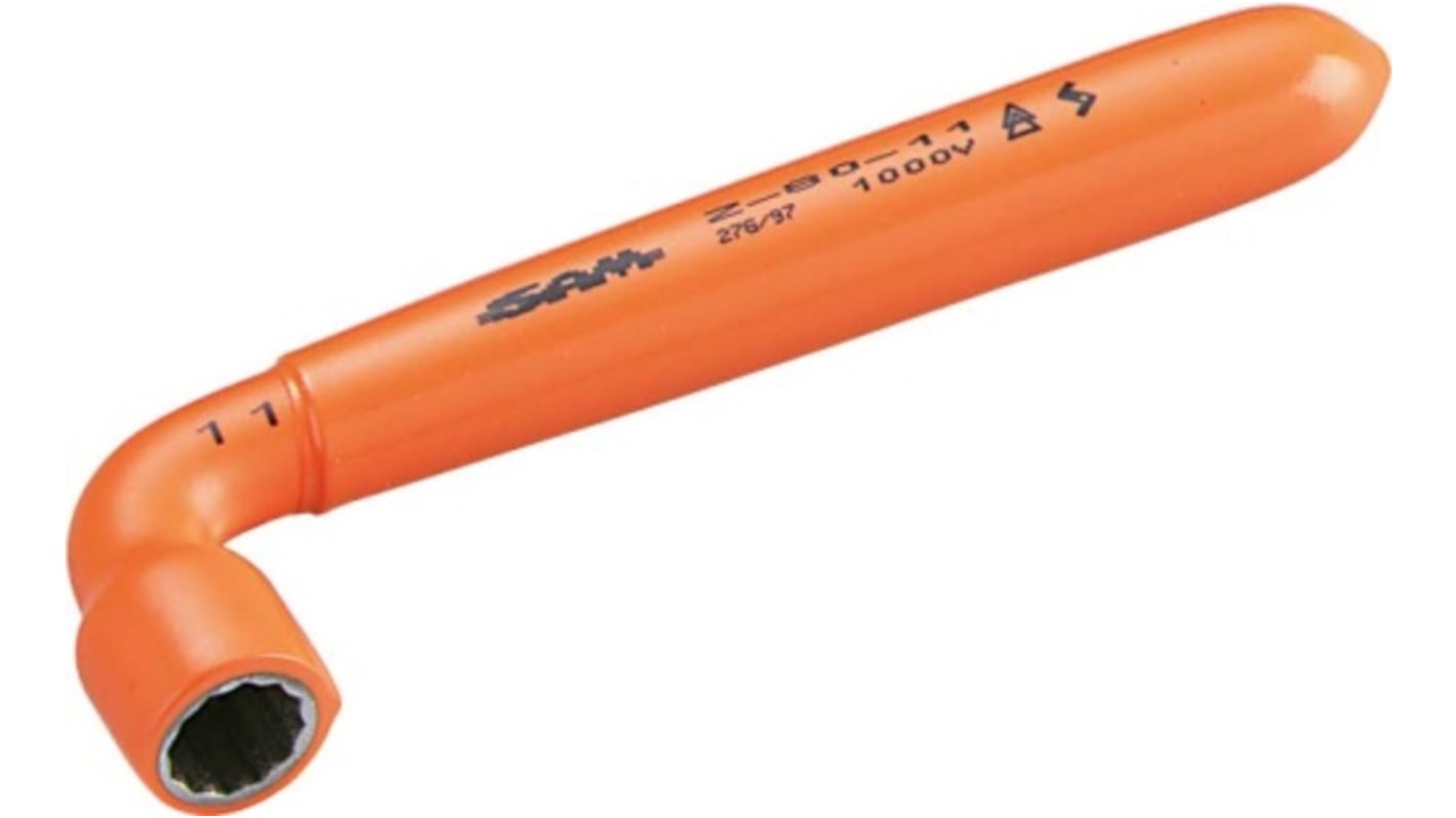 SAM Tubular Box Spanner, 7mm, 90 mm Overall, VDE/1000V