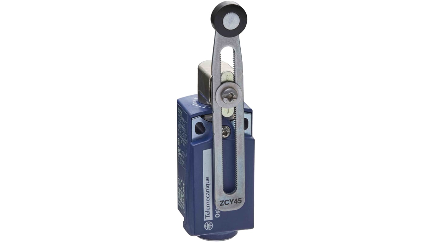 Telemecanique Sensors Roller Limit Switch, 1NC/1NO, IP66, IP67, Plastic Housing, 10A Max