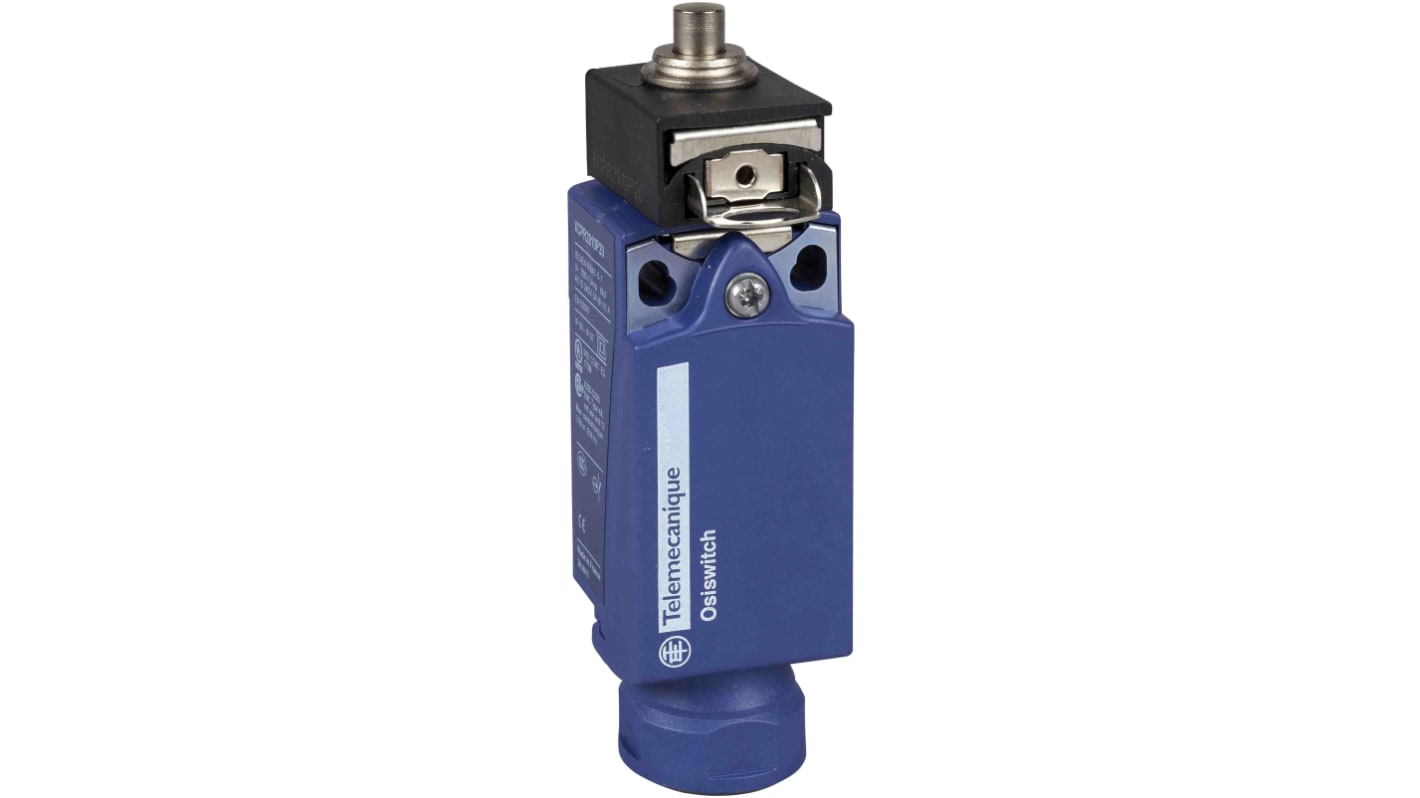 Telemecanique Sensors XCPR Series Plunger Limit Switch, 1NC/1NO, IP66, IP67, Plastic Housing, 10A Max