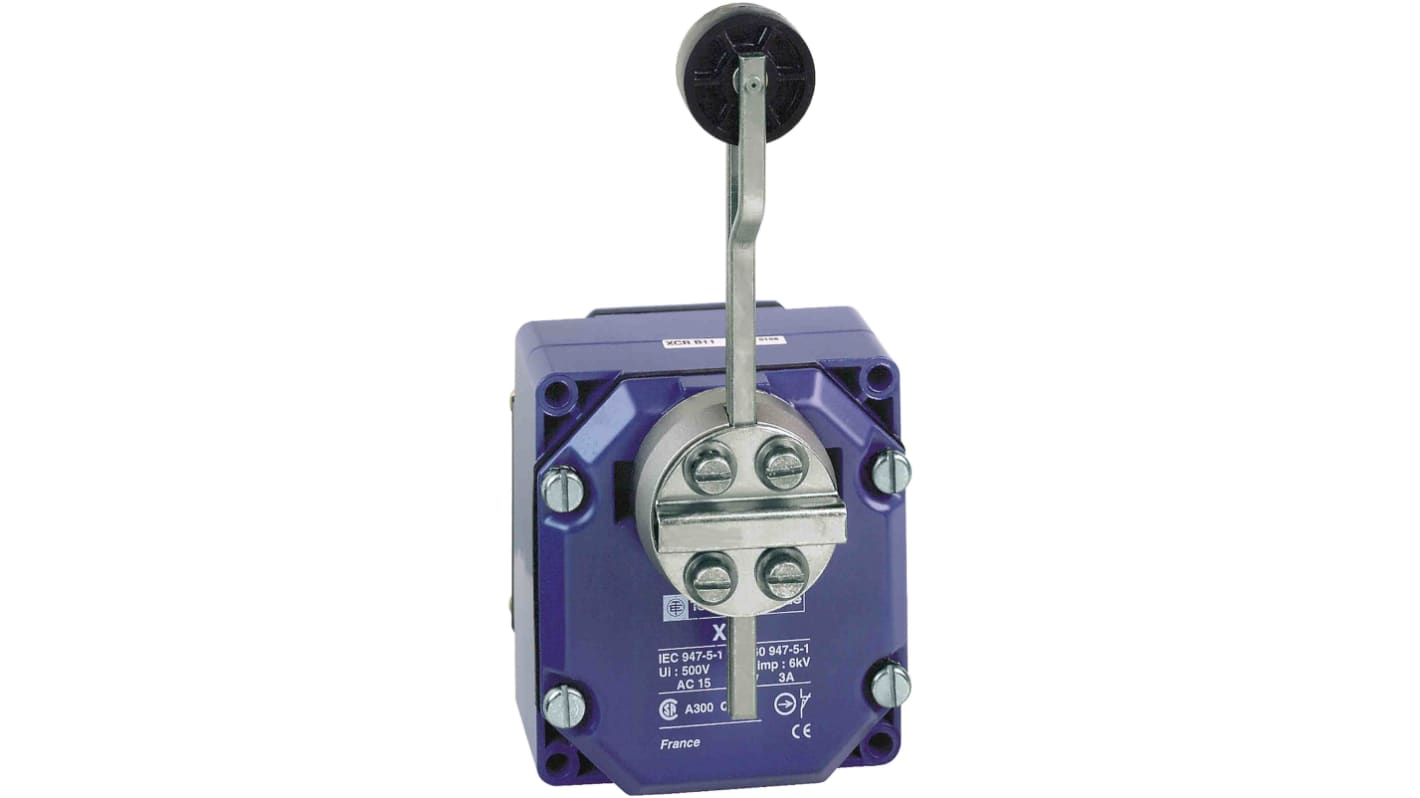 Telemecanique Sensors Roller Limit Switch, 2NO/2NC, IP66, IP67, Metal Housing, 10A Max