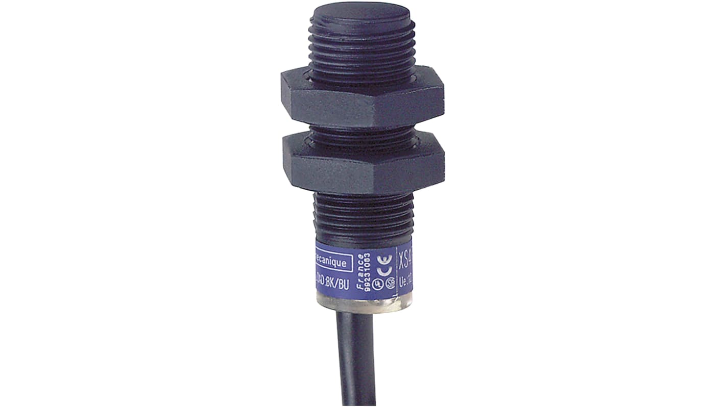 Rs-Online Sensore di prossimità Cilindro filettato Telemecanique Sensors M12 rilevamento 4 mm 12 → 24 V CC