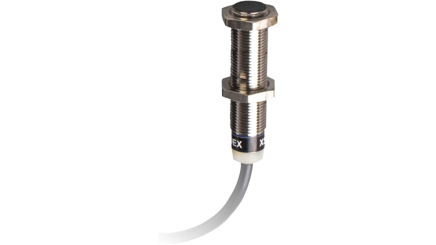 Rs-Online Sensore di prossimità Cilindro filettato Telemecanique Sensors M12 rilevamento 4 mm 12 → 48 V DC