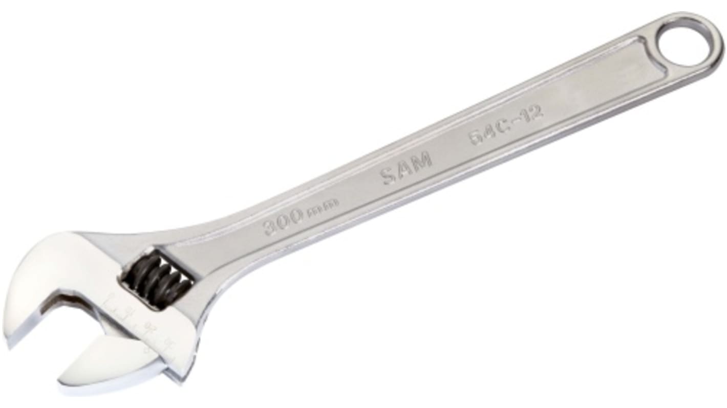 SAM Adjustable Spanner, 470 mm Overall, 55mm Jaw Capacity
