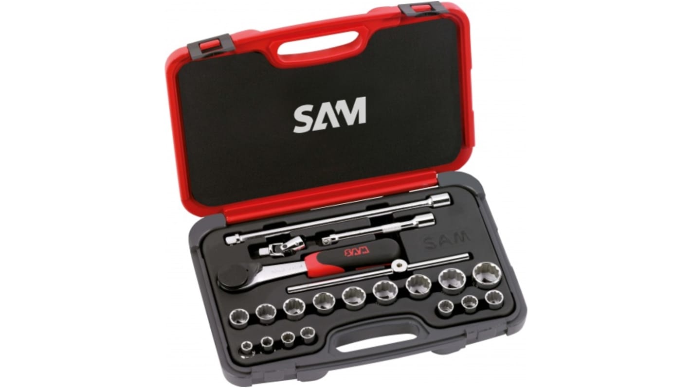 SAM ソケットセット3/8インチ 21ピース 74-J22A
