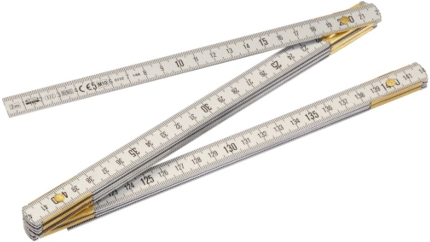 SAM 2m Aluminium Metric Folding Ruler