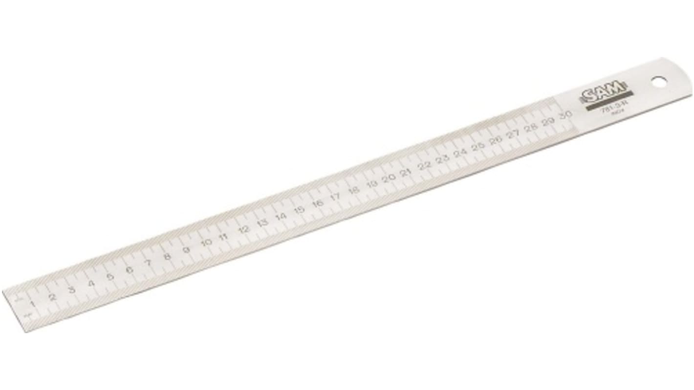 SAM 钢尺子, 1m长, 30mm宽, 不可折叠