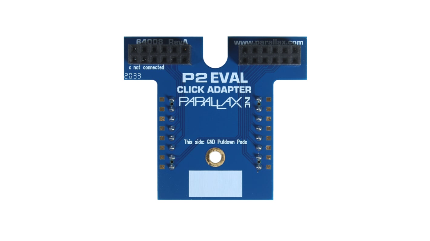 Parallax Inc 适配器板, 用于propeller P2 微控制器