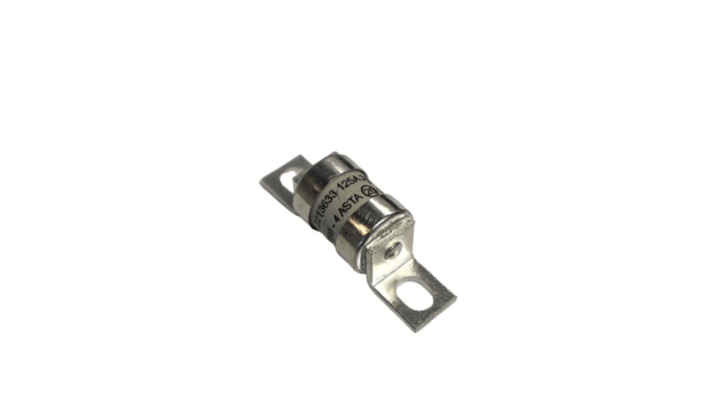 RS PRO 125A Bolted Tag Fuse, 120 V dc, 240V ac, 59mm