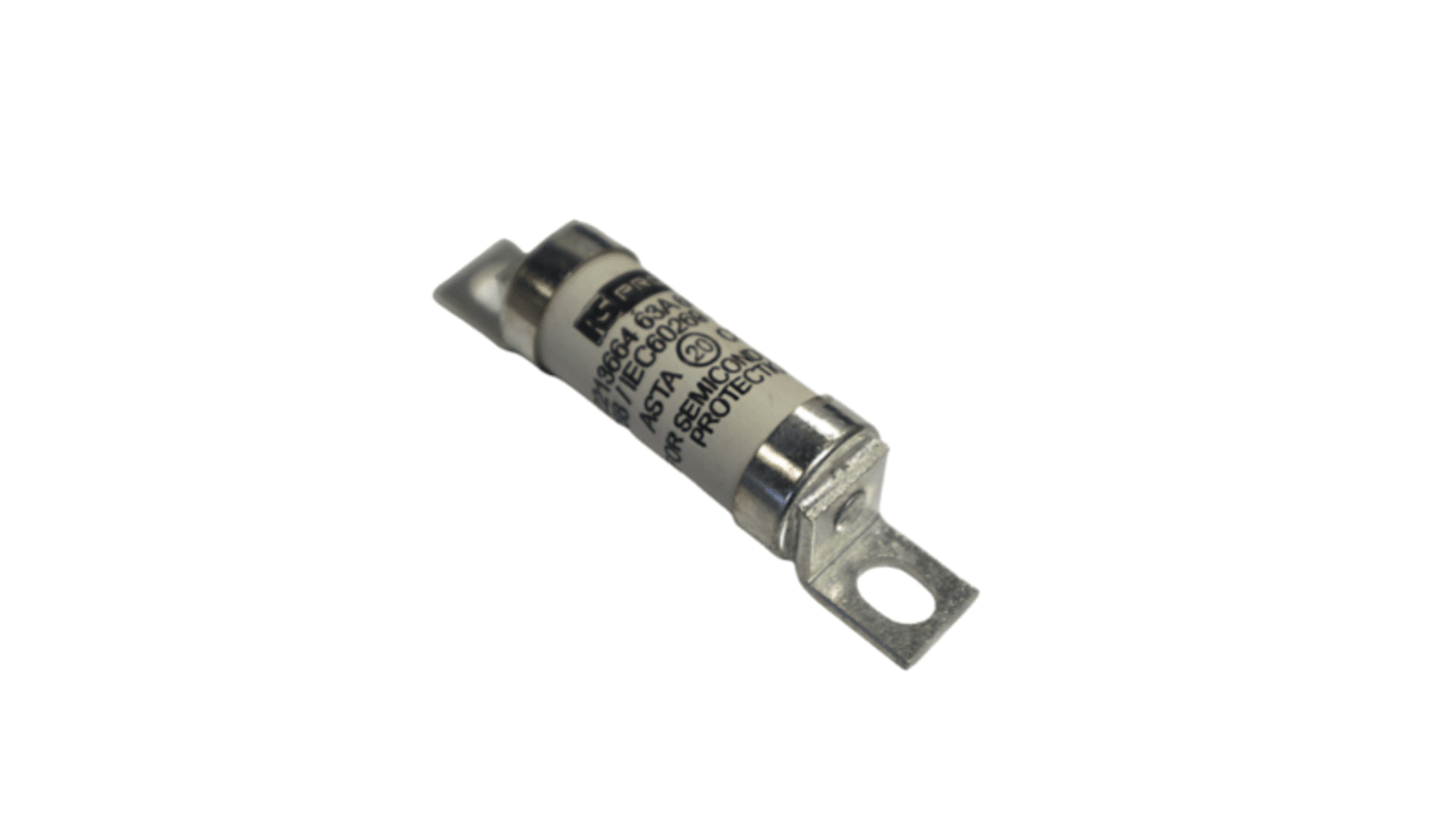 RS PRO 32A Bolted Tag Fuse, 350 V dc, 690V ac, 63.5mm