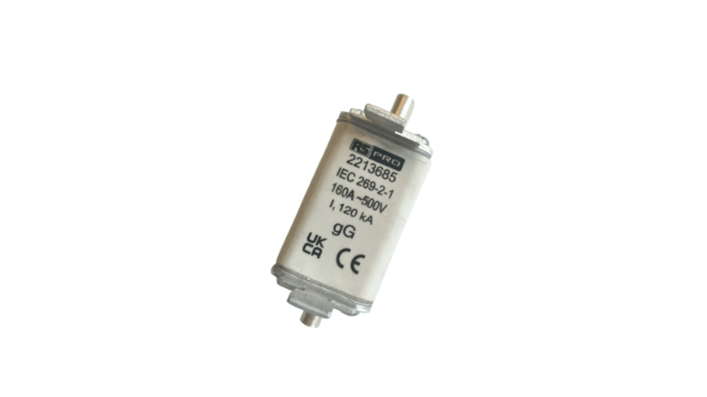 RS PRO 160A NH Fuse, NH00, 415V ac
