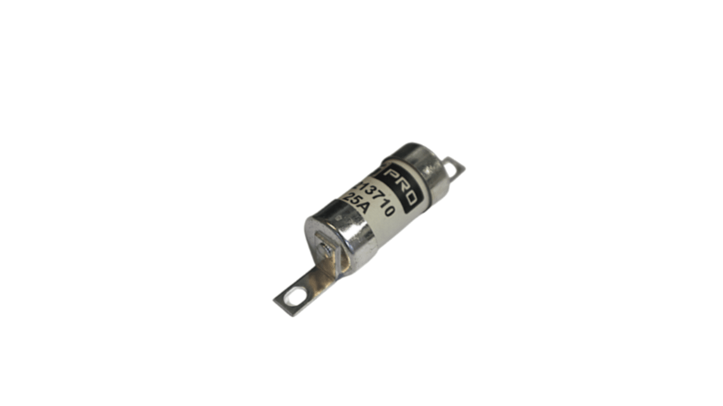 RS PRO 25A Bolted Tag Fuse, A2, 250 V dc, 690V ac, 73mm