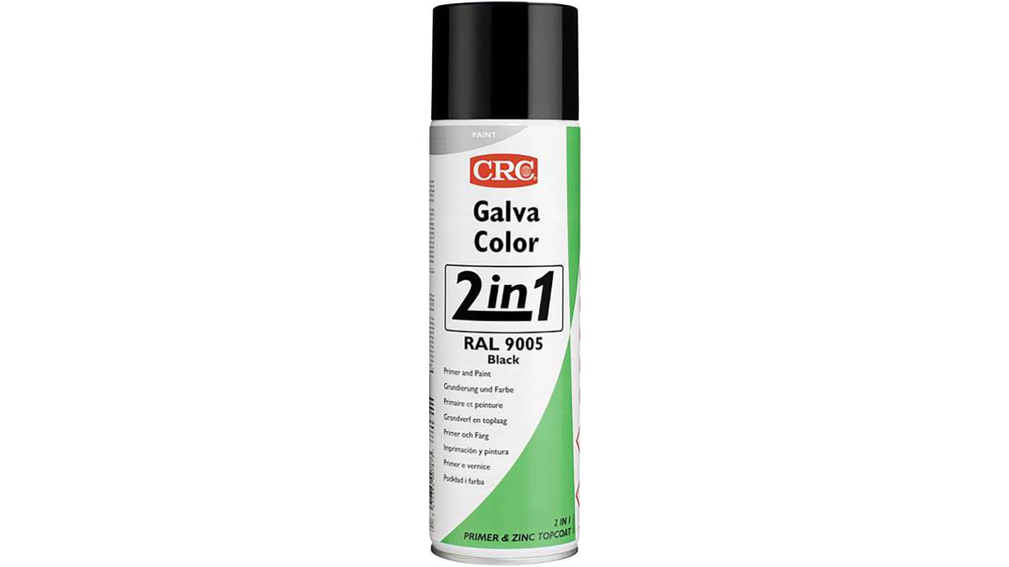 CRC Black 500 ml Can GALVACOLOR 9005 Rust & Corrosion Inhibitor