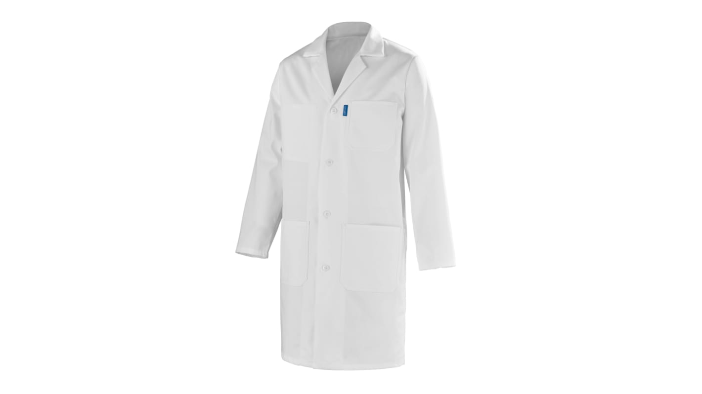 Blouse de laboratoire Cepovett Safety, Mixte, Blanc, taille L, Réutilisable, Coton