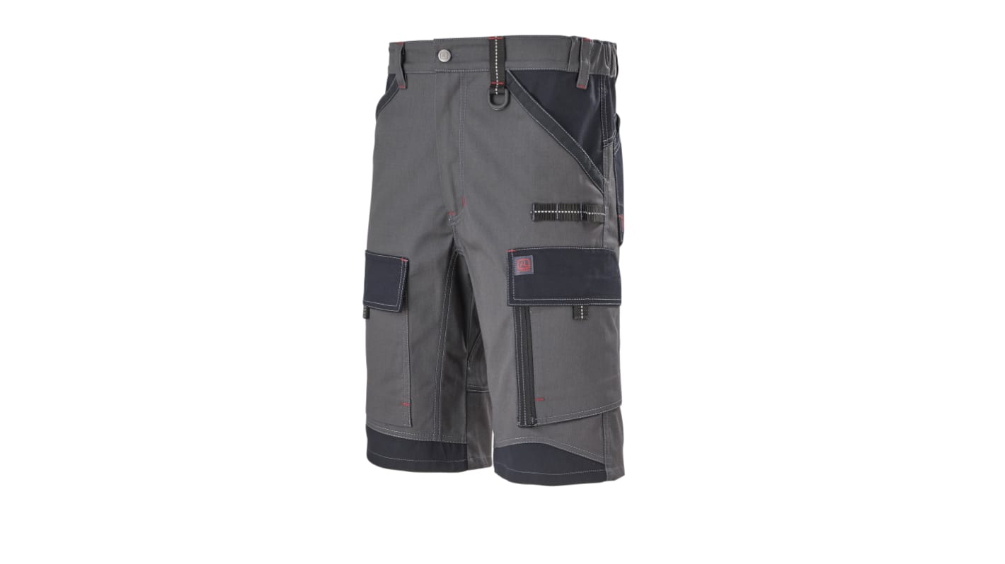 Pantalones cortos de trabajo  para hombre Lafont de Algodón, poliéster de color Gris carbón/negro, talla XXL