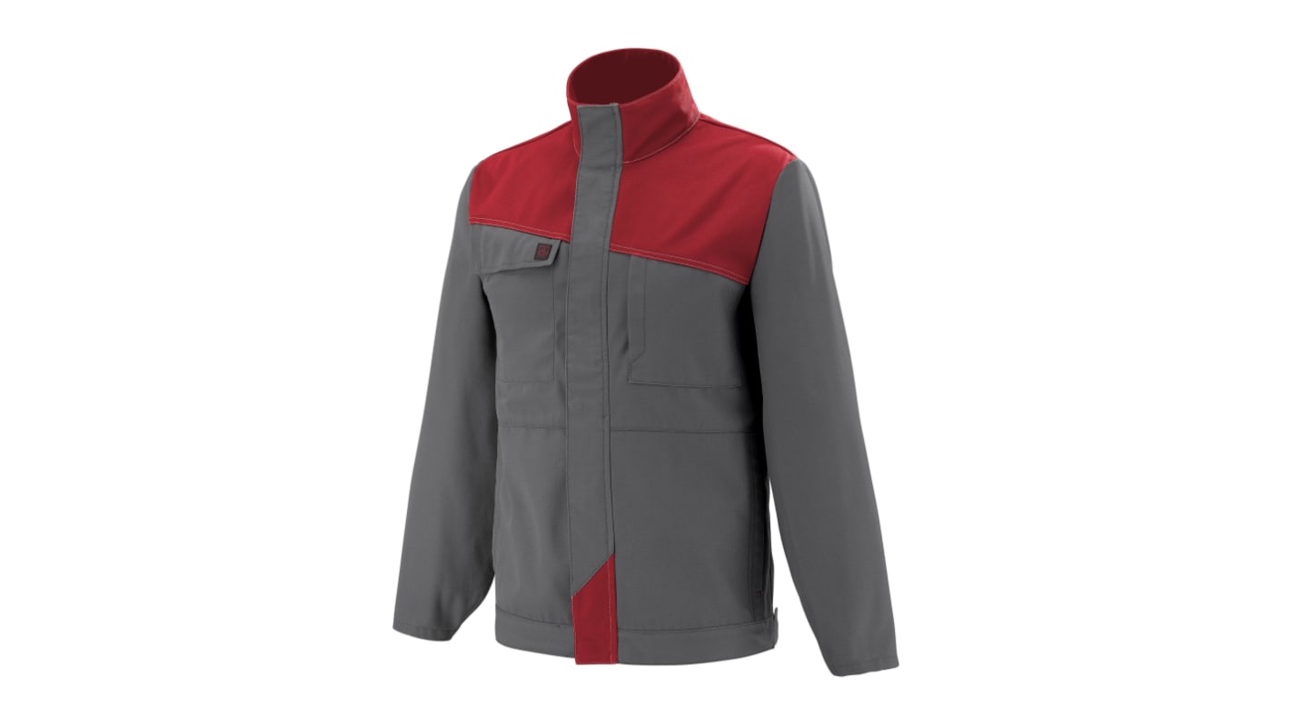 Chaqueta de trabajo, Hombre, M, Gris/rojo, Resistentes a la abrasión Grenat