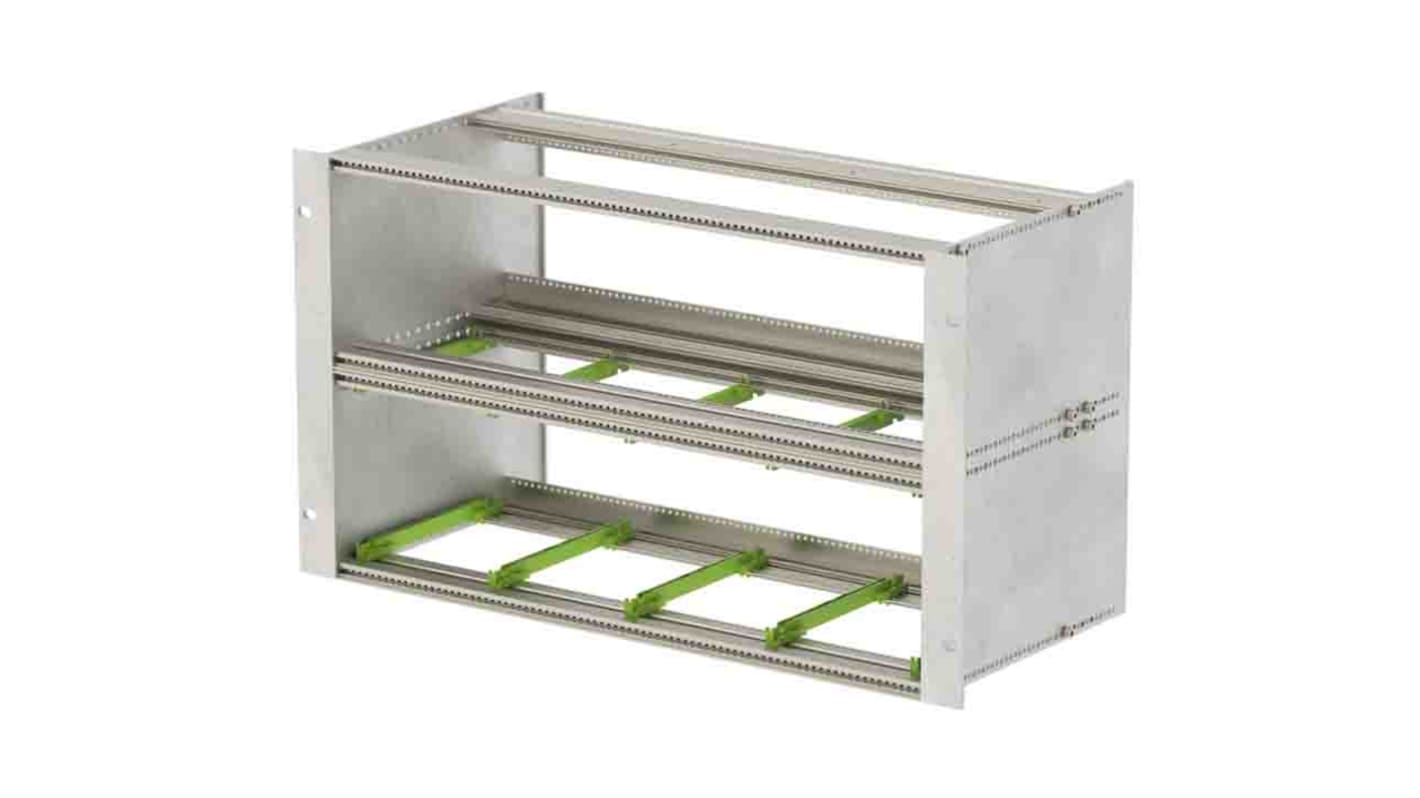 Stelaż 6U x 84KM x 218mm, Aluminium