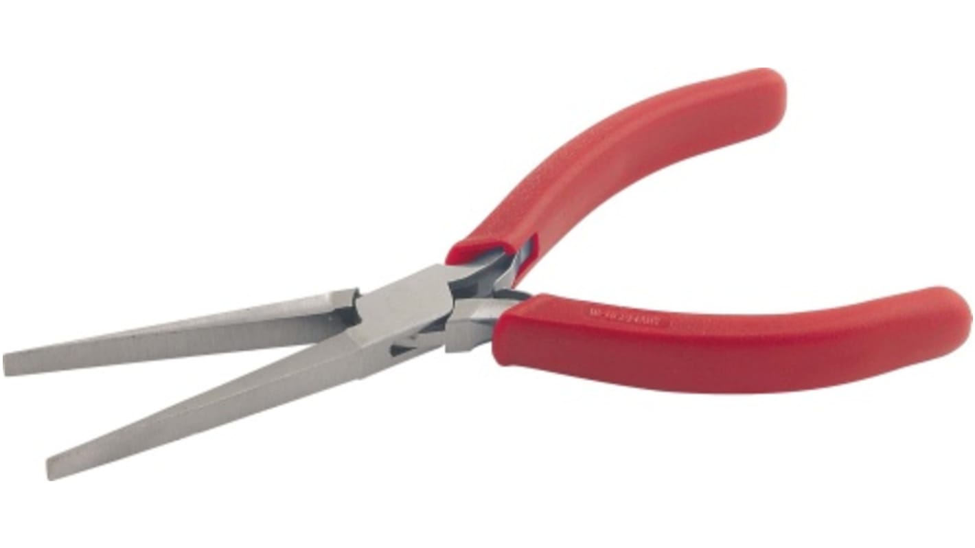 SAM Long Nose Pliers, 175 mm Overall, Flat Tip, 68mm Jaw
