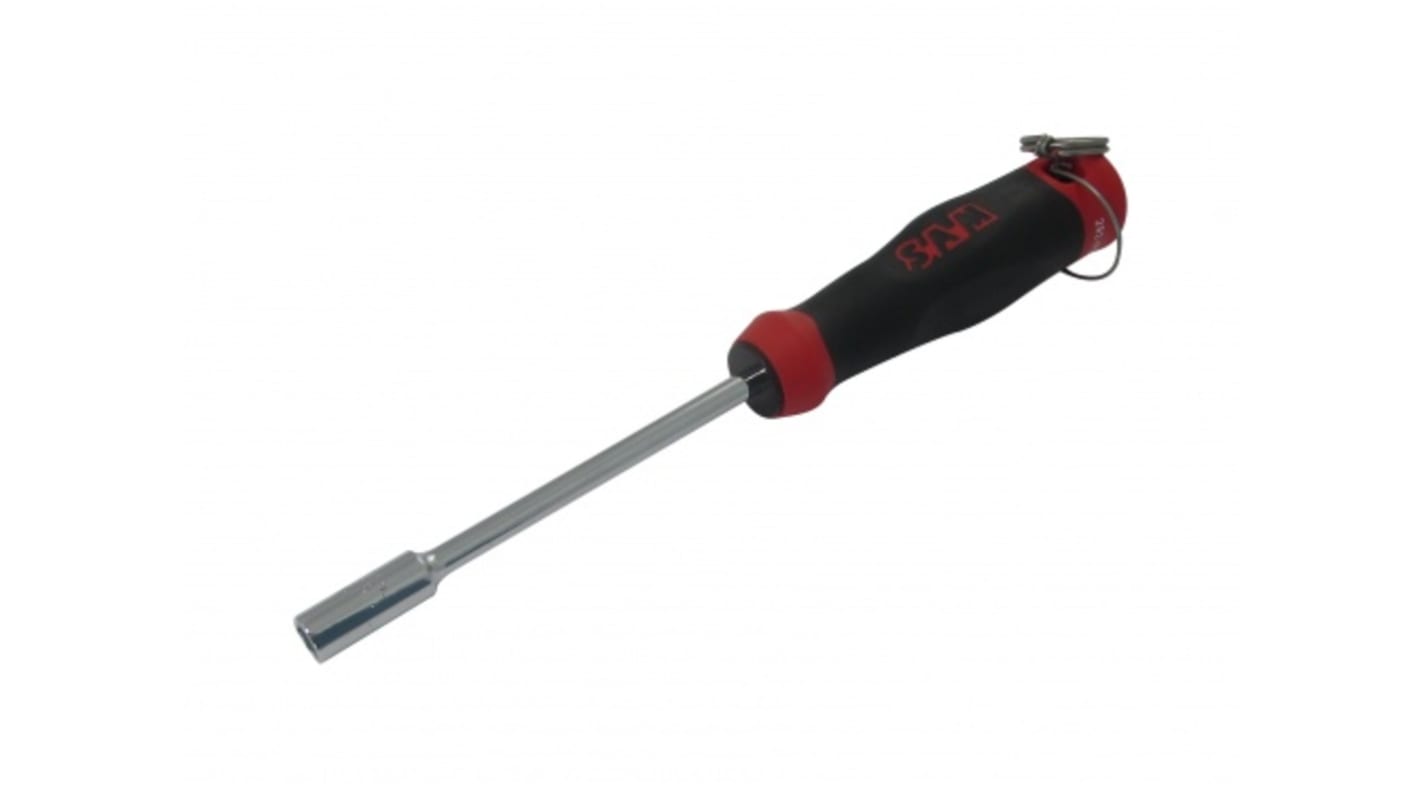 SAM Hexagon Nut Driver, 10 mm Tip, 125 mm Blade, 255 mm Overall