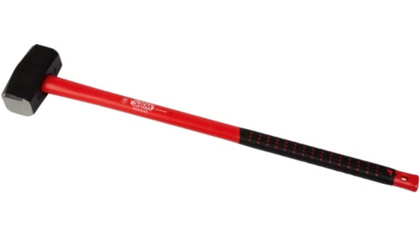 SAM Carbon Steel Sledgehammer with Bi-material Handle, 4kg