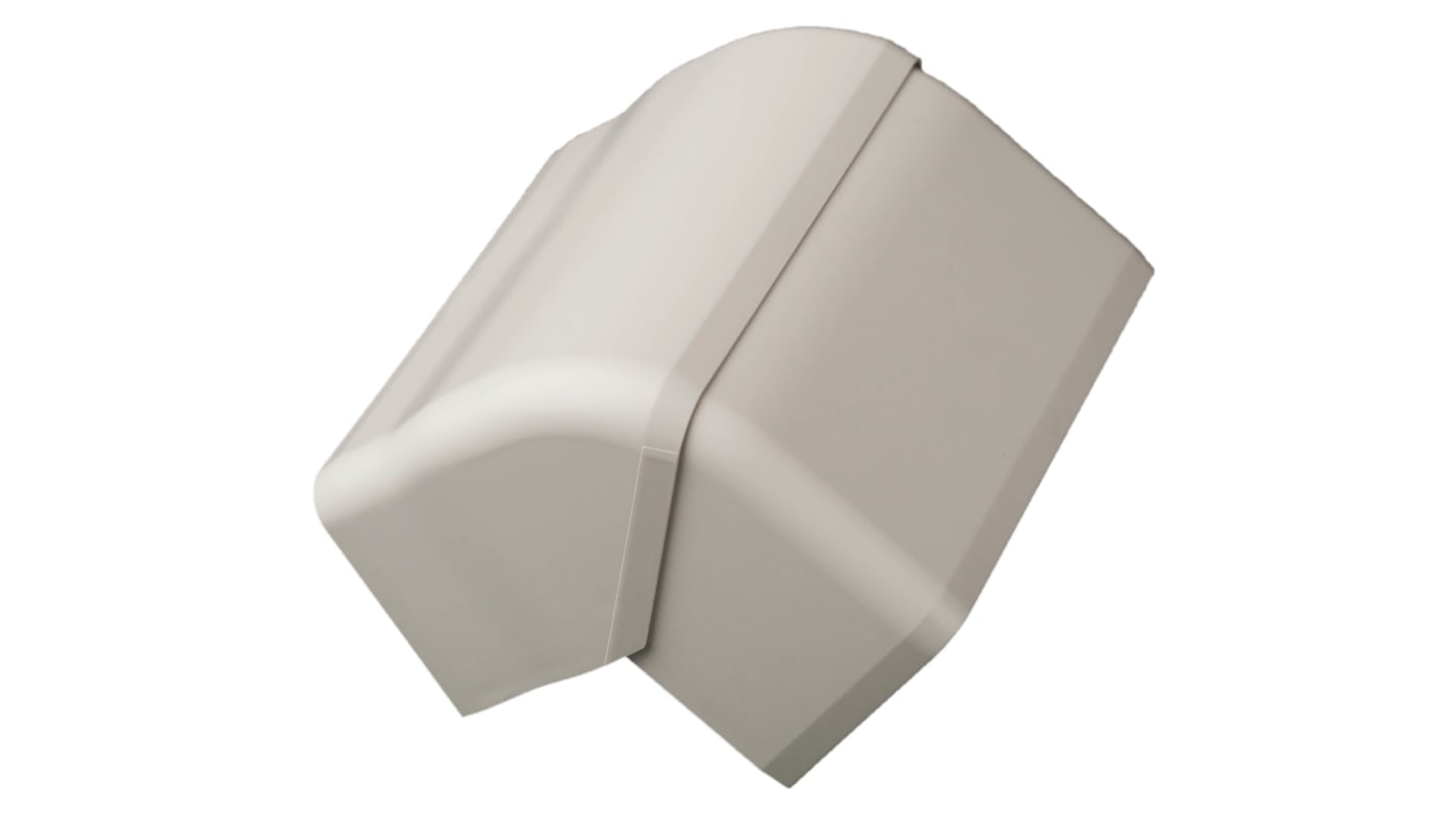Cubierta Externa para Canalización de Cable RS PRO, PVC, Esquina Externa, 130 x 70mm
