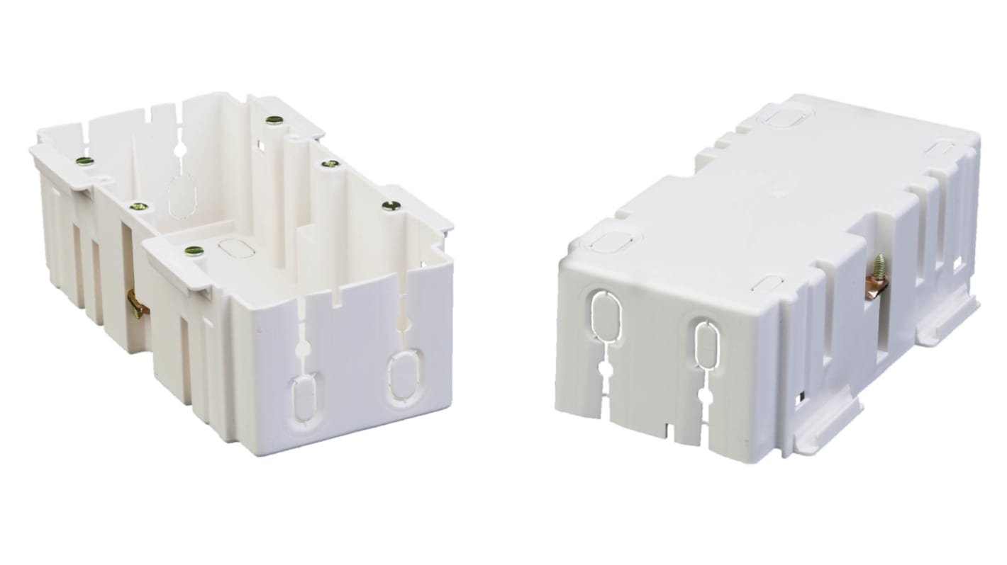 RS PRO PVC Cable Trunking Socket Box
