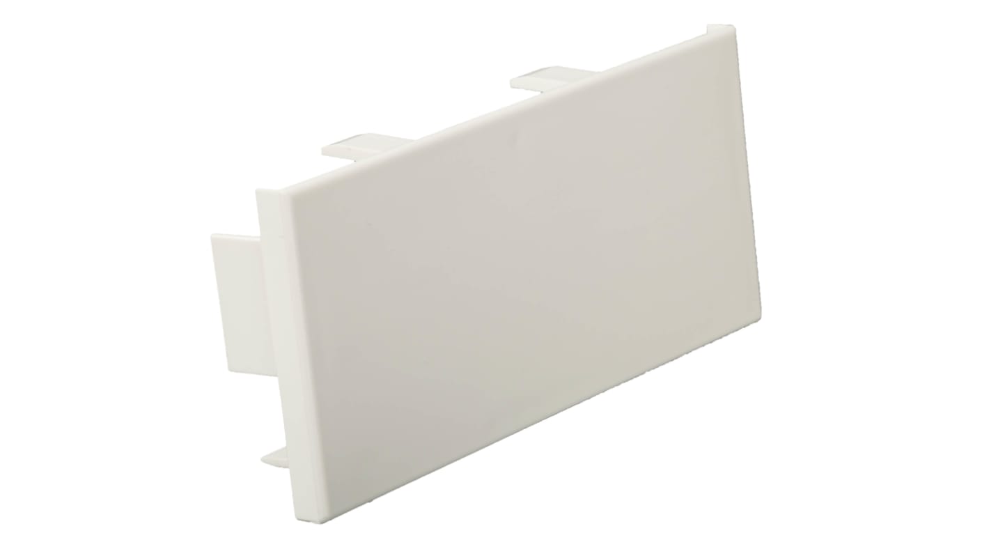 RS PRO PVC Cable Trunking End Cap, 60 x 40mm