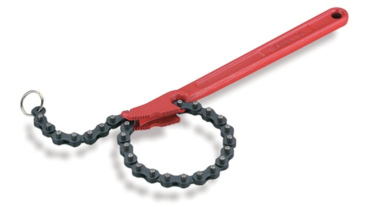 SAM Pipe Wrench, 300 mm Overall, 120mm Jaw Capacity