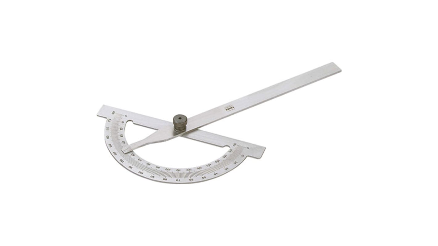 SAM  Nonius Winkelmesser 200 mm  mit Schmiege, metrisch
